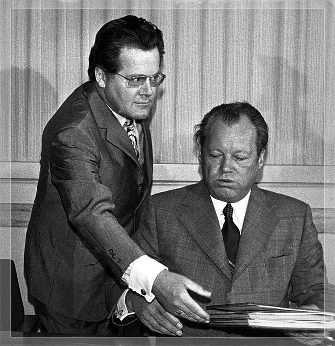 Гюнтер Гийом и Вилли Брандт. Гюнтер Гийом и Вилли Брандт.