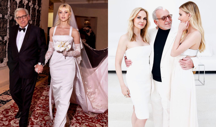 Никола Пельтц с родителями Никола Пельтц с родителями