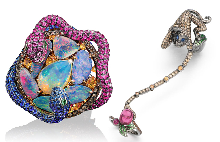 Справа - украшение с обезьянкой. Справа - украшение с обезьянкой.