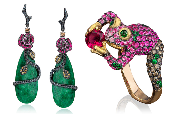 Серьги и кольцо. Серьги и кольцо.