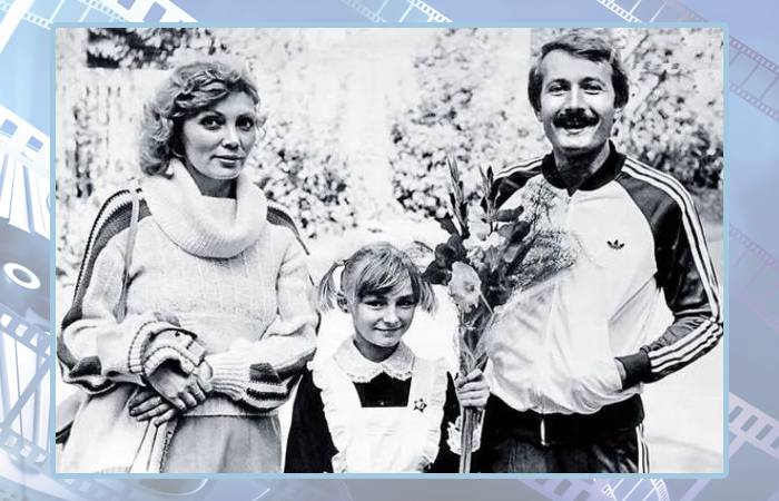 Андрей Градов с женой и дочерью.