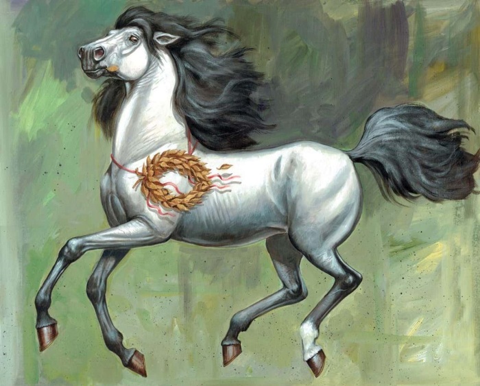 Любимый конь императора Калигулы — Инцитат. Фото: ranker.com (LunyakovArt).