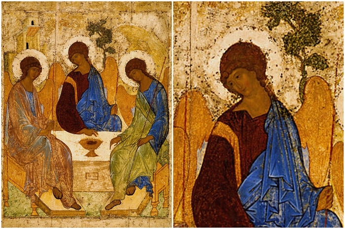 Икона «Троица» – самое знаменитое произведение гениального русского художника Андрея Рублёва.