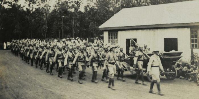 Солдаты Восточной Африки во время Первой мировой войны. Фото: bing.com.