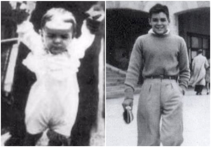 Слева направо: Че Гевара в возрасте одного года, 1929 год. Эрнесто Гевара в Мар-дель-Плата (Аргентина), 1943 год.