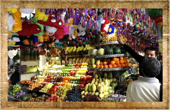 В Мексике фрукты, да и продукты вообще стоят недорого.