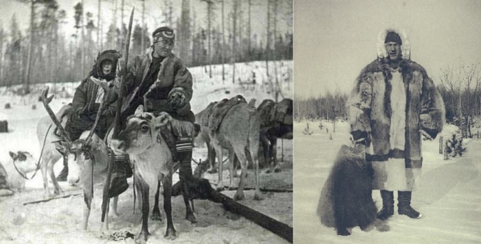 Так выглядели в первой половине XX века якутские и эвенские охотники.