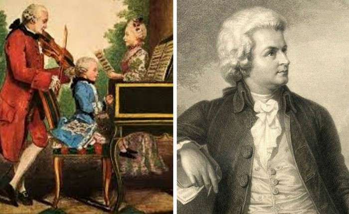 Моцарт стал вуедеркиндом в XVIII веке, и известен своими музыкальными произведениями, первые из которых он написал в 6-8 лет.