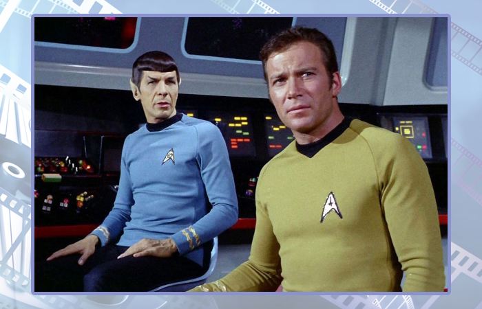 Капитан Джеймс Т. Кирк и мистер Спок в сериале «Звёздный путь».