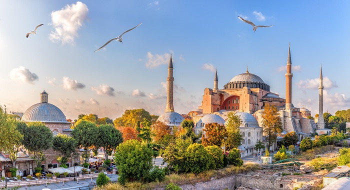 Вид на Собор Святой Софии в Стамбуле, Турция. Фото: cdn.nwmgroups.hu.