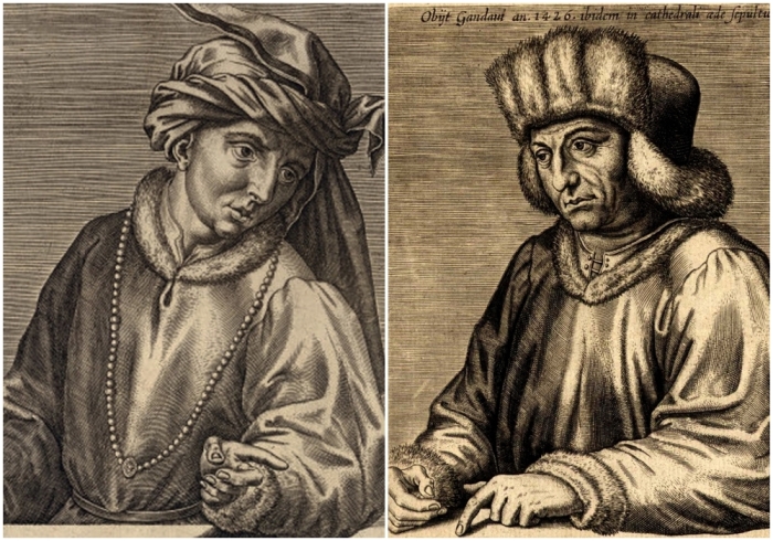 Слева направо: Ян ван Эйк. Хуберт ван Эйк.