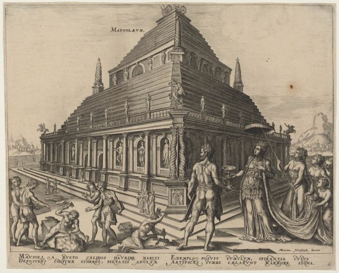 Мавзолей (Усыпальница Мавсола в Галикарнасе), 1572 год. Фото: x-travels.net.