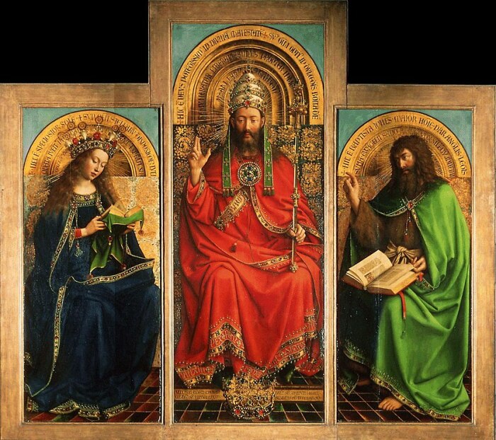Богоматерь, Бог-Отец и Иоанн Креститель. Фото: wikimedia.org.