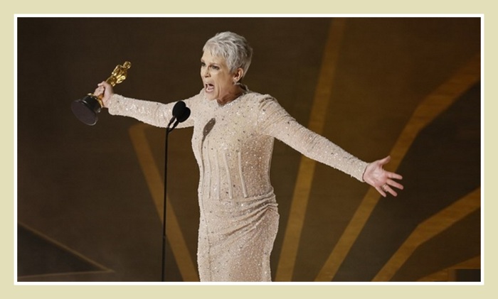  «Оскар» за лучшая женскую роль второго плана получила актриса Джейми Ли Кертис. Фильм «Всё везде и сразу».