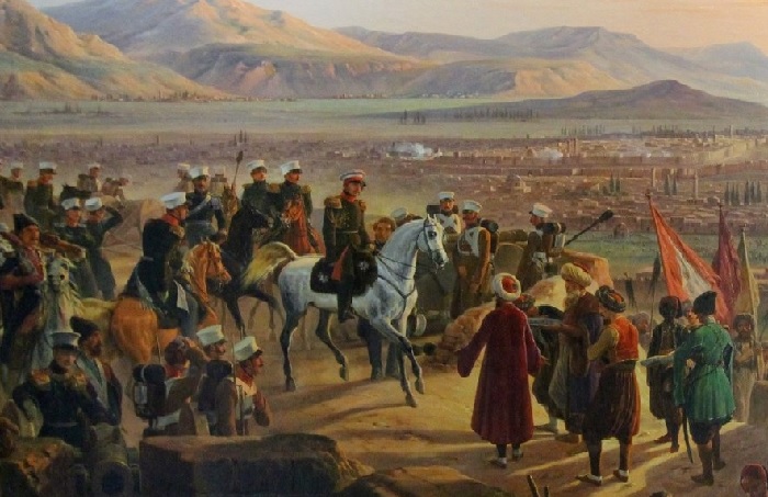  Паскевич принимает капитуляцию турецких войск в Эрзеруме.