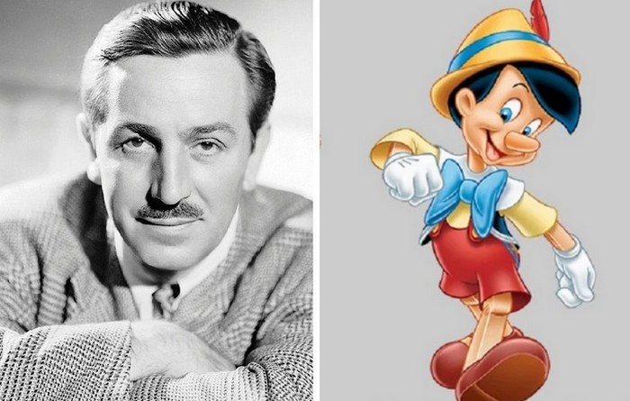 Студия Диснея создала в 1940 году мультфильм Приключения Пиноккио.
