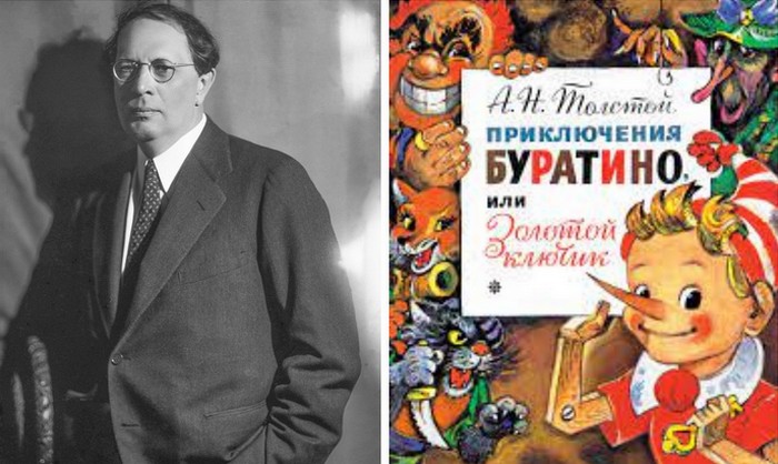 В 1936 году советский писатель Алексей Толстой написал книгу Золотой ключик или приключения Буратино.