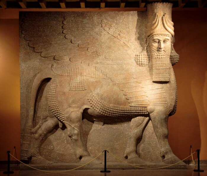 Ламассу, Неоассирийская империя, ок. 721-705 до н.э. Фото: en.wikipedia.org.