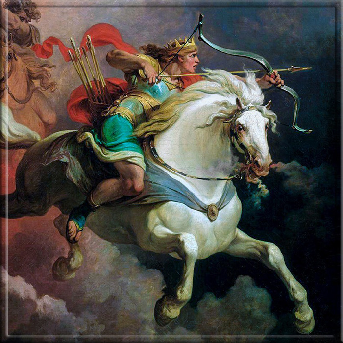 Корона на голове первого всадника и белый цвет коня трактуются богословами двояко.