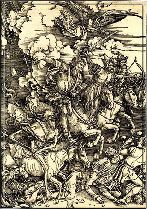 Ксилография Альбрехта Дюрера «Четыре всадника Апокалипсиса».