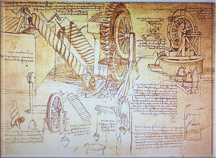 Шедевр инженерной мысли великого гения эпохи Возрождения - Леонардо да Винчи.