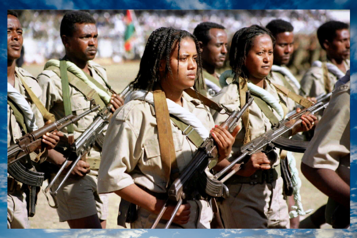В Эритрее очень мощная армия. Но жители не хотят в ней служить, потому что это надолго.