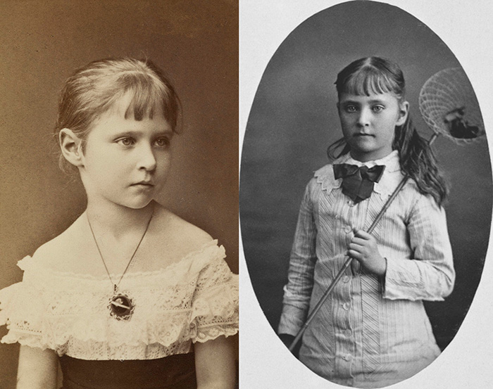 Будущая императрица России, принцесса Алиса Гессен-Дармштадтская в детстве.