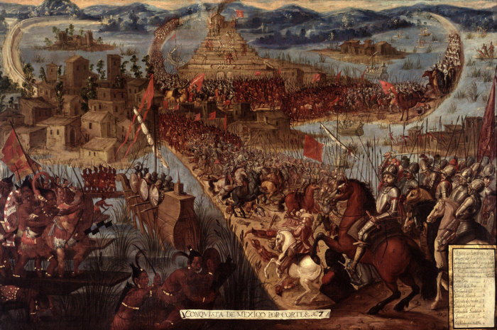 Завоевание Теночтитлана. Фото: en.wikipedia.org.