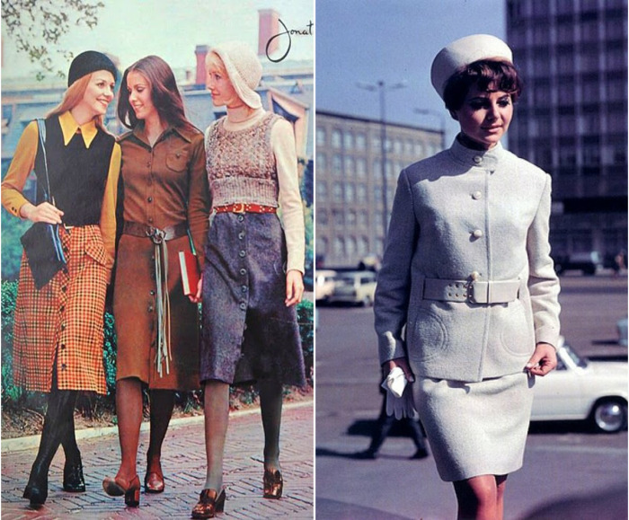 Советские модницы выглядели стильно и женственно.