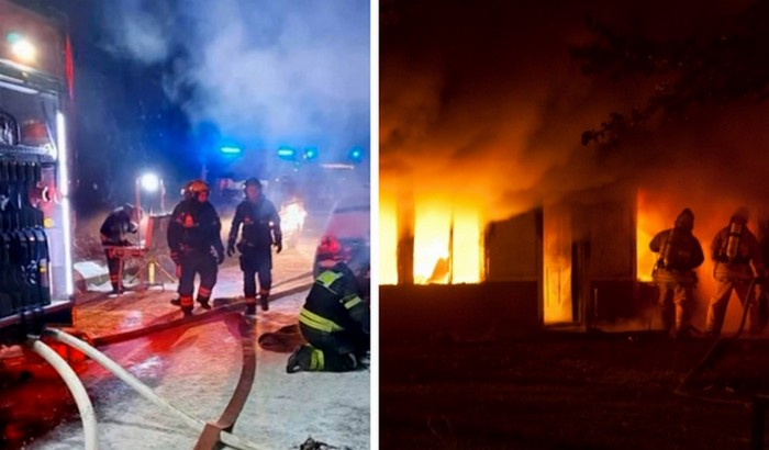 Пожар в доме Говорухиных начался около 16:00, быстро охватив 100 квадратов недвижимости.