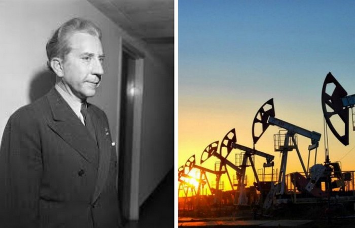 Жан Пол Гетти свои миллиарды получил от нефтяных скважин.