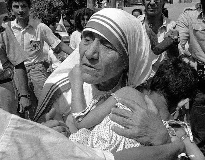 Мать Тереза в Бейруте. Фото: i.pinimg.com.