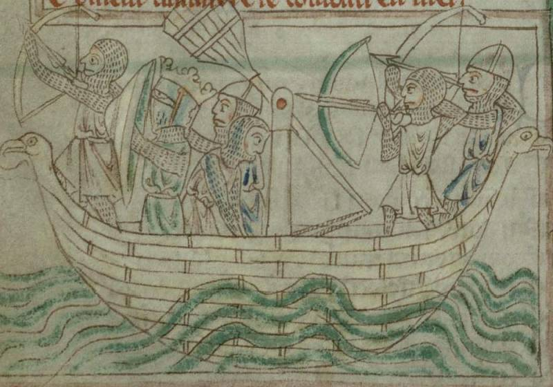 Средневековые корабли и средневековые миниатюры