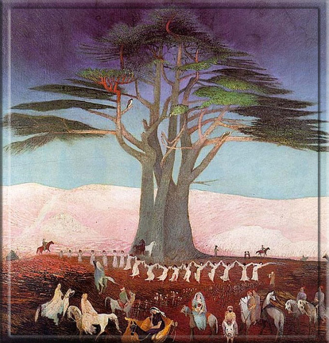 Чонтвари Костка, Паломничество к ливанским кедрам, 1907 год.