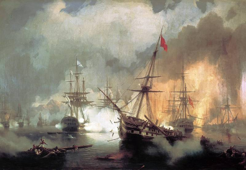 Разгром турецко-египетского флота в Наваринском сражении