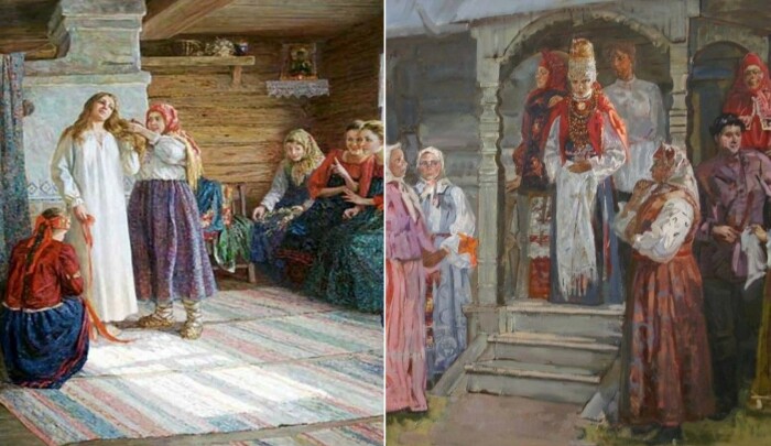 Что клали новорожденным девочкам в колыбель, из-за чего старых дев не приглашали на свадьбы и др «женские» традиции старой Руси