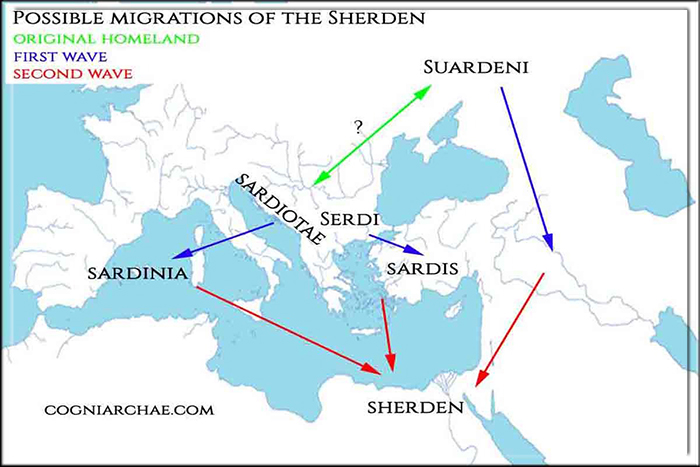 Чем прославилсь шердены - свирепые воины древности, которые с бронзового века наводили страх на всё Средиземноморье