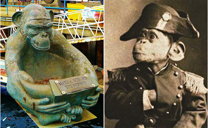 Почему английские рыбаки судили и казнили за шпионаж обезьяну: Легенда Хартпула